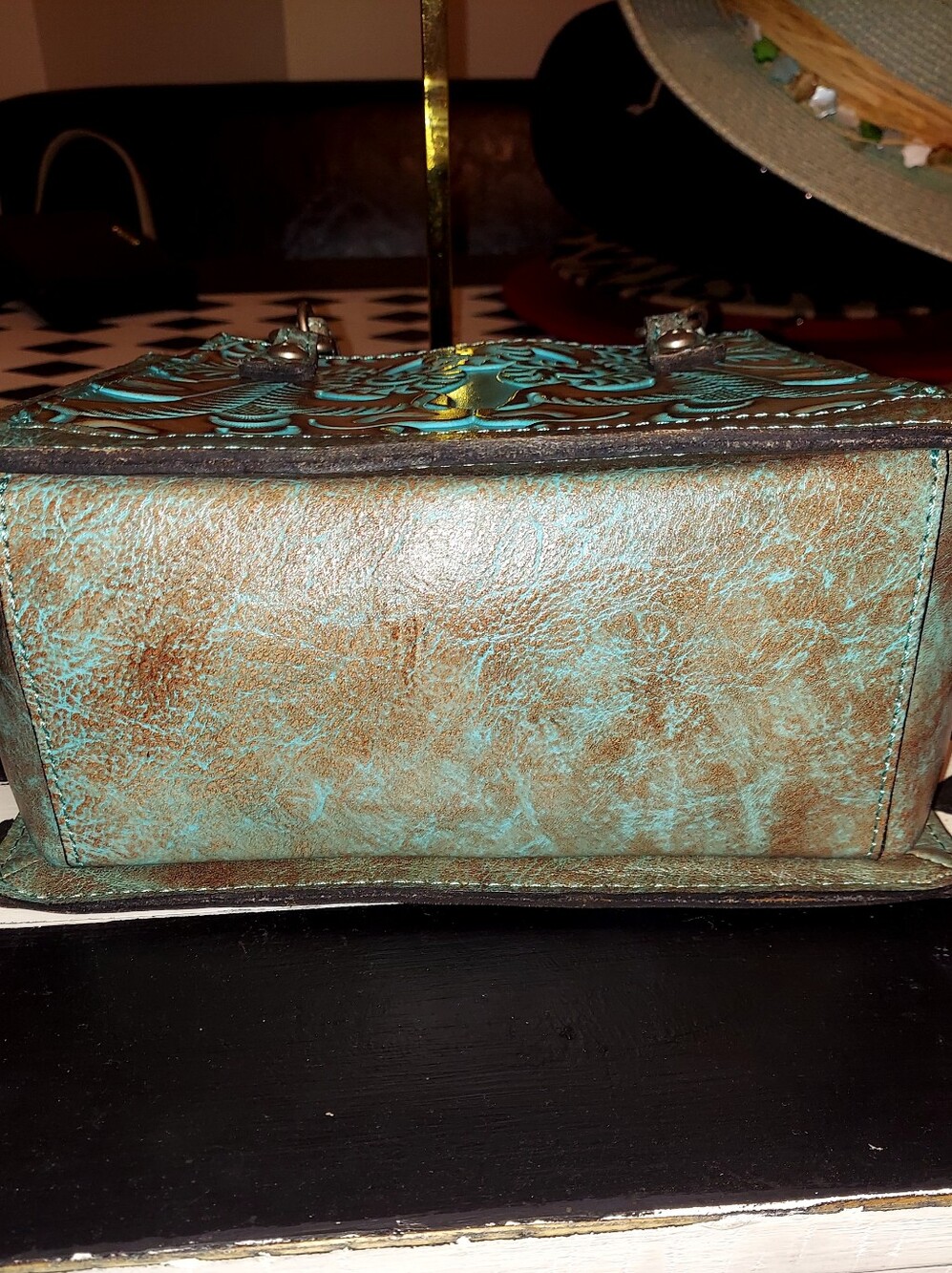 Patricia Nash -@ Tooled Leather Bag - - Picture 6 of 8